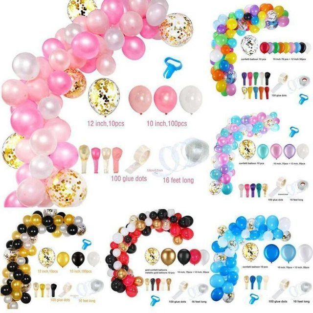 Ballonbogen Kit, 2.5M & 1.5M Halbbogen Ballonbogen Gestell