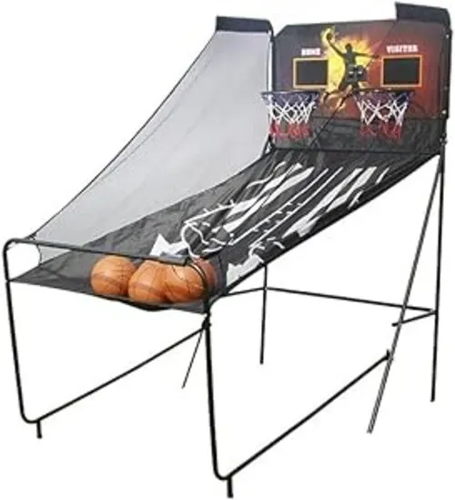 Suprills Basketball Arcade Game - Foldable Indoor Basketball Game 5 Balls &pump