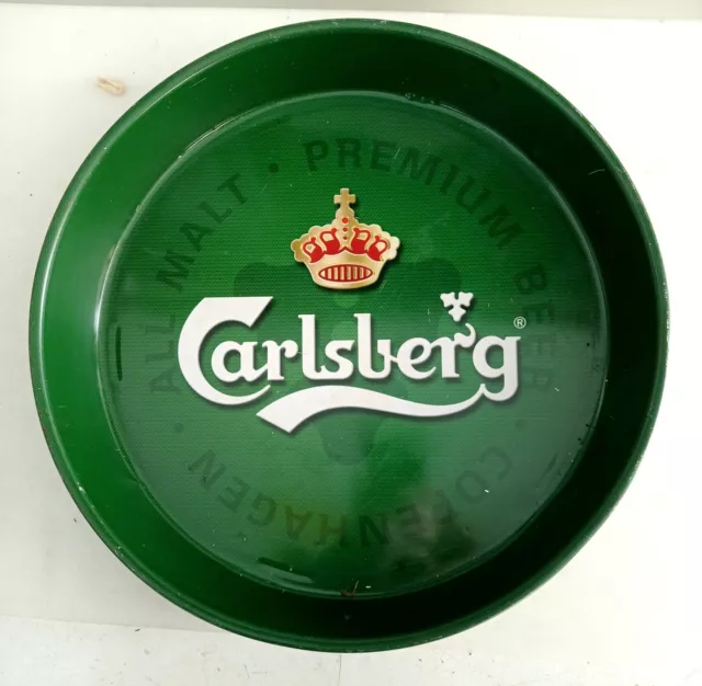 Vassoio in metallo birra Carlsberg