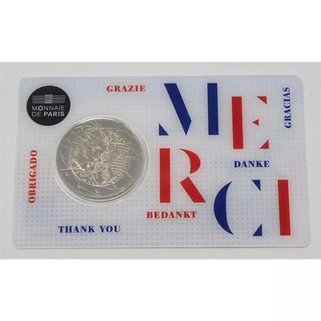 Frankreich 2 Euro 2020 - Medizinische Forschung - Version 1 Merci - BU