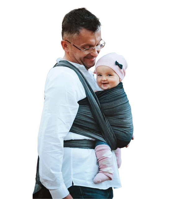 Écharpe de portage Little Frog - Hematit - taille 6 (4,6 m)
