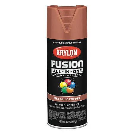 Krylon K02768007 Metallic Spray Paint,Copper,Metallic,12 Oz