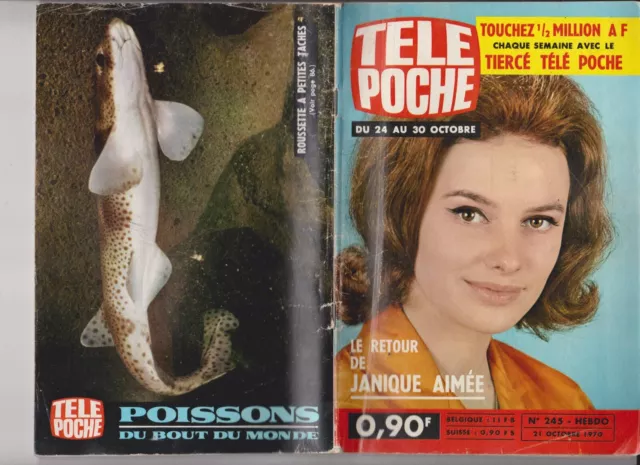 Tele Poche 1970 N°245 Complet - Janique Aimee