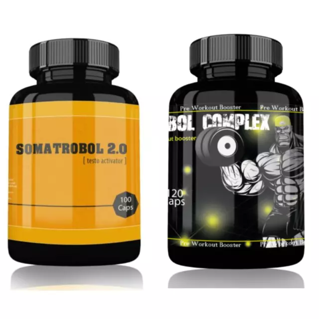 Somatrobol Testo Activate Anabol Complex Pre Workout Booster Muskelaufbau Extrem