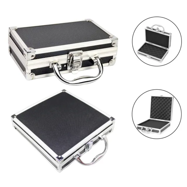 Small Toolbox Hand Case Aluminum Alloy Toolbox With Portable Handle Storage Box