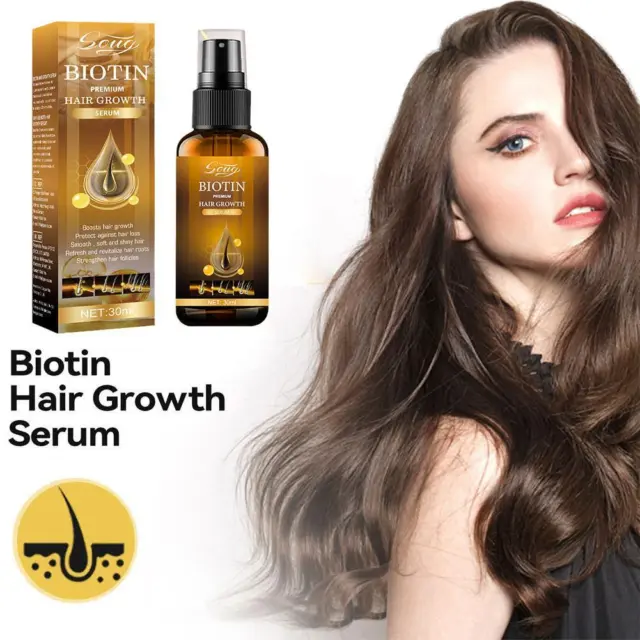 Hair&Beard Serum Spray, Biotin Hair Growth Booster Serum❀