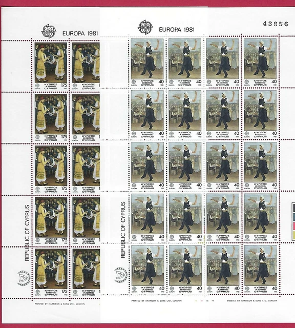 Europa. CHIPRE 1981.20 series