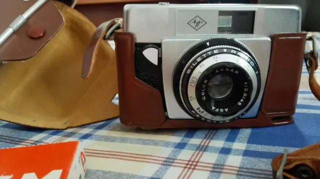Vintage MACCHINA FOTOGRAFICA  "AGFA " MOD TYPE 3603 Silette Rapid I Anni 1960-70