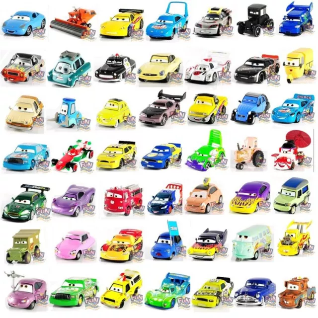 Mattel Disney Pixar Cars 3 2 1 Metal Diecast Toys Ramirez/Black storm Jackson