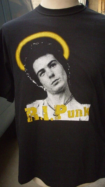 T-Shirt Maglietta SID VICIOUS SEX PISTOLS R.I. PUNK Taglia Large