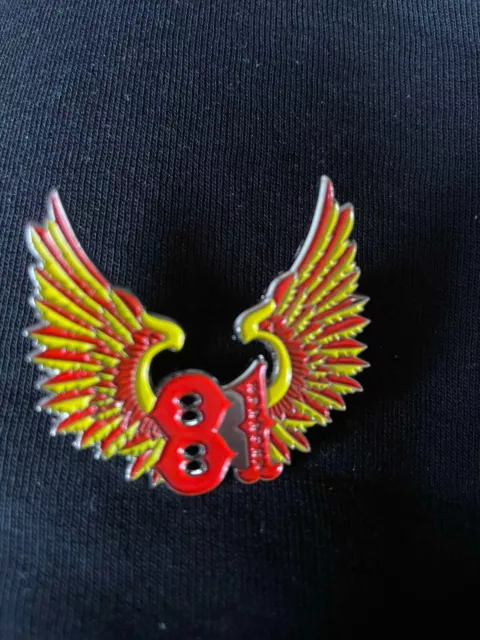 Support 81 Nomads BRM 81Crew 1%ER MC Hells 99%Angels vest jacket shirt badge pin