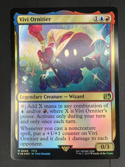 VIVI ORNITIER - NM Near Mint - FIN Universes Beyond: Final Fantasy - MTG Magic $45.00 - PicClick AU VIVI ORNITIER - NM Near Mint - FIN Universes Beyond: Final Fantasy - MTG Magic $45.00 - PicClick AU