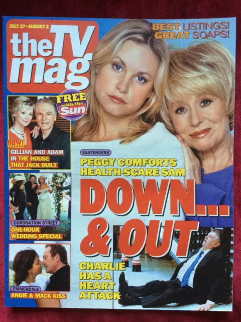 SUN TV MAG 27/07/2002 KIM MEDCALF Julie Benz Adam Faith Jane Danson Derek Martin