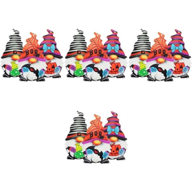 12 pcs Tablett Dekoration Hause Eisen Gnome Anhänger Eisen Handwerk Für Familien