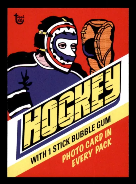 2018 Topps 80th Anniversary Wrapper Art #93 Hockey