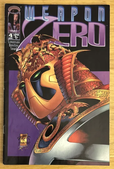 Weapon Zero #4￼ Simonson Story, Benitez Art; Spawn Ad (1995 Image Comics)