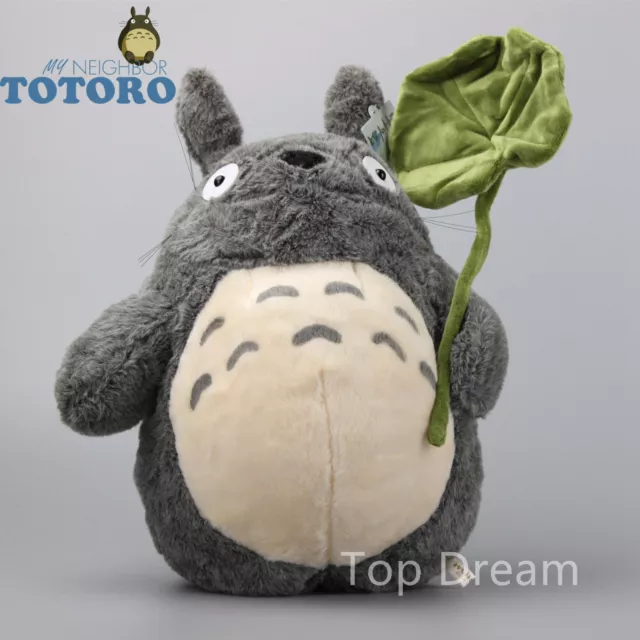 Studio Ghibli My Neighbor Totoro Holding Leaf Plush Toy Soft Stuffed Doll 15''