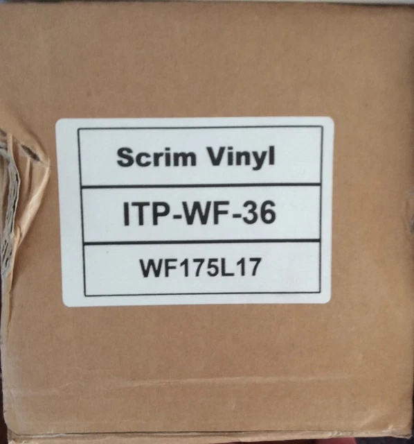 NUOVO 2x 36" x 18 m stendardo vinile scrim stampa poster