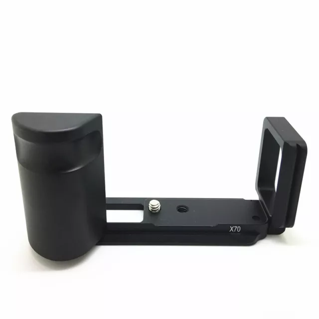 Metal Vertical Hand Grip L Plate Bracket Holder for Fujifilm X70 Camera