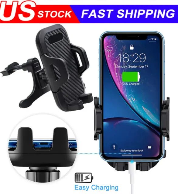 Car Air Vent Phone Holder Stand Mount For iPhone 14 13 12 Samsung Andriod Truck