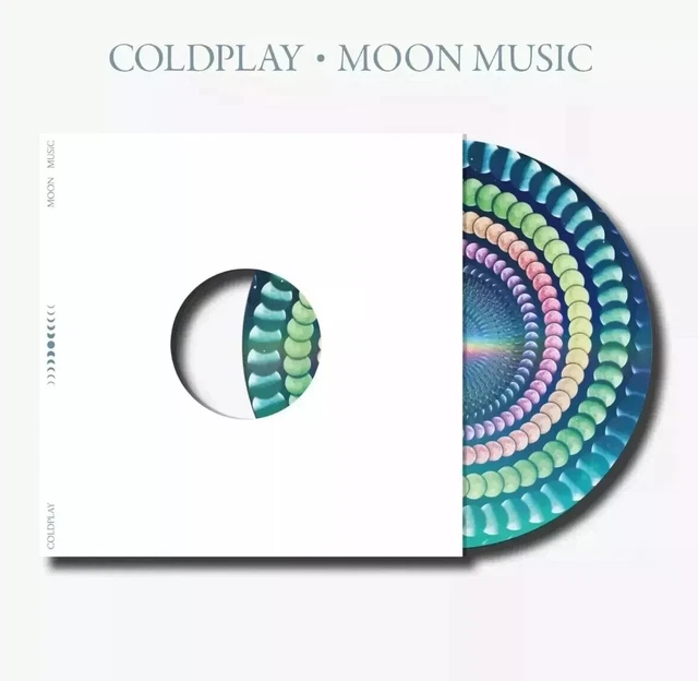 COLDPLAY - MOON Music Zoetrope Numbered Vinyl Lp Vinile Mint Nuovo