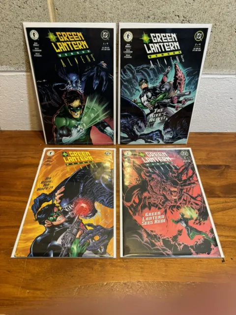 Green Lantern Versus Aliens (2000) #1-4 Complete Set Lot Full Run Dc Dark Horse