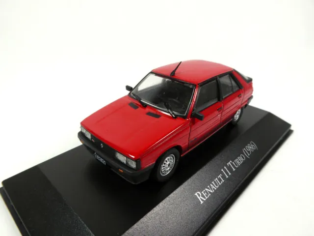 Renault 11 turbo 1986 - 1/43 Voiture Miniature SALVAT Diecast Model Car AQV11