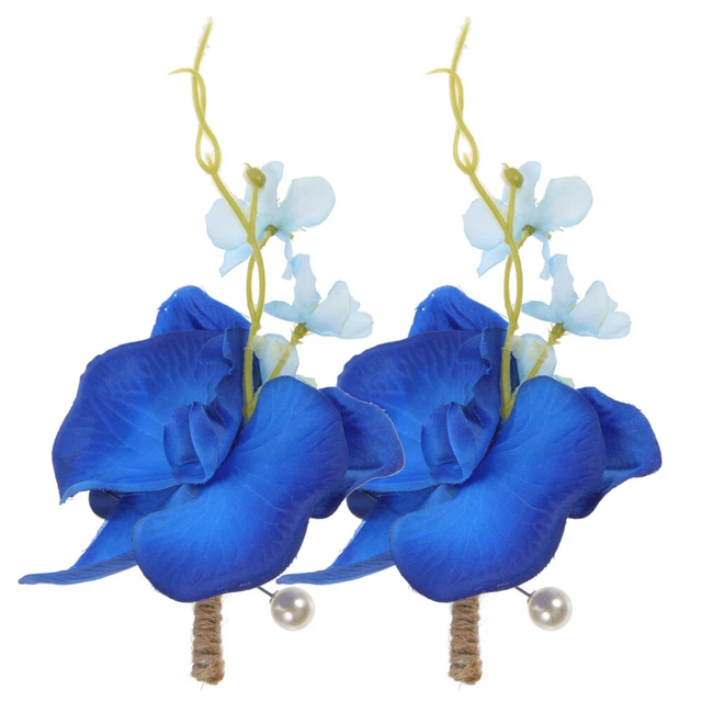 2 Pcs Wrist Flower Wedding Suit Decoration Corsage Prop Bride Sprinkle Flowers