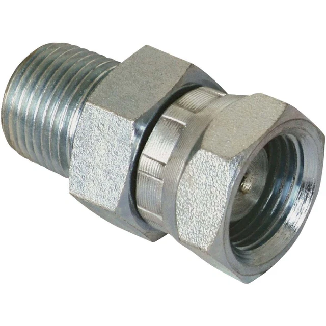 Apache 1/2 In. Male Pipe x 1/2 In. Female Pipe Swivel Straight Hydraulic Hose