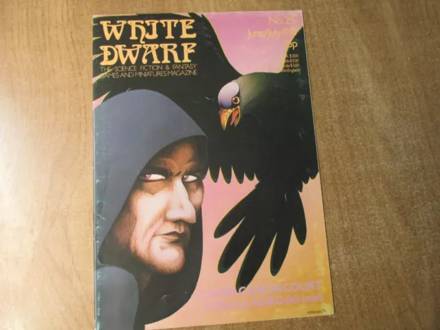 White Dwarf Mag Magazine Rpg Vgc Tsr Merp Gurp Ad&D Dungeon Dragon Gdw Issue 25