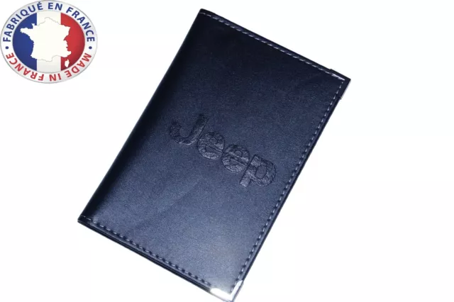 ETUI CARTE GRISE Pochette JEEP RENEGADE WRANGLER Simili Cuir Surpiqure  Blanc EUR 19,89 - PicClick FR