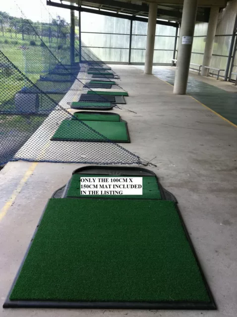 Commercial Quality GOLF DRIVING MAT - Range size 100 x 150cm - synthetic grass!+