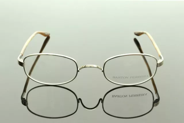 Original BARTON PERREIRA Brille Titan Gestell NATHANIEL Herren Silver SIL