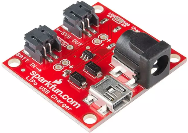 USB li-Poly Caricabatterie,Singolo Cella,Batteria Caricabatteria Per Sparkfun