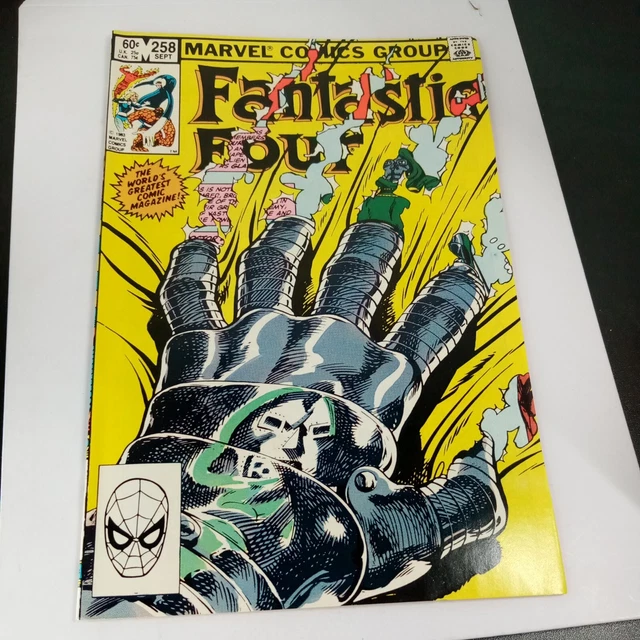 FANTASTIC FOUR #258 vs. Doctor Doom Marvel Sept. 1983 Direct Market Edition