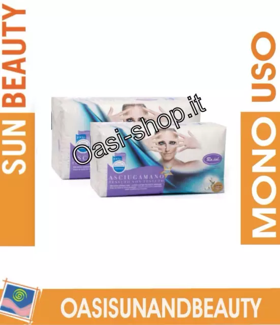 Asciugamano monouso qualità 5 stelle Ro.ial  1022 soft goffrato dot special 45x8