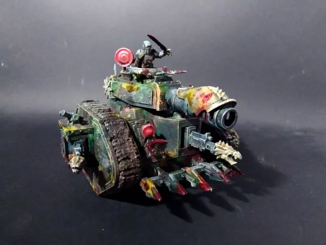 Warhammer 40k pro painted Leman Russ Tank Chaos Renegades Nurgle Death Guard