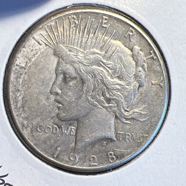 1928-P US Silver Peace Dollar (Philadelphia mint)