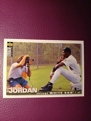 1995 UPPER DECK Collectors Choice #500 Michael Jordan Chicago White Sox