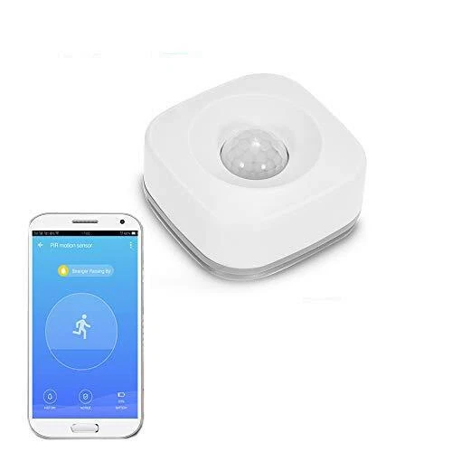 Détecteur de Mouvement PIR WiFi Détecteur Infrarouge Passif sans Fil Alarme a...