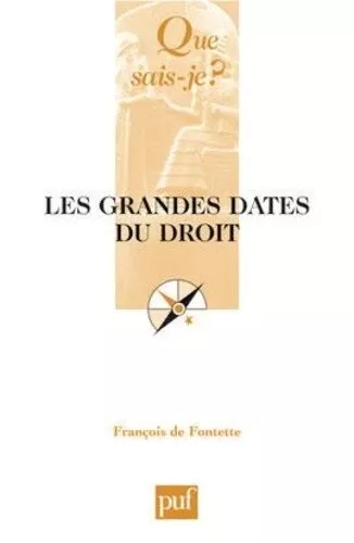 Les grandes dates du droit