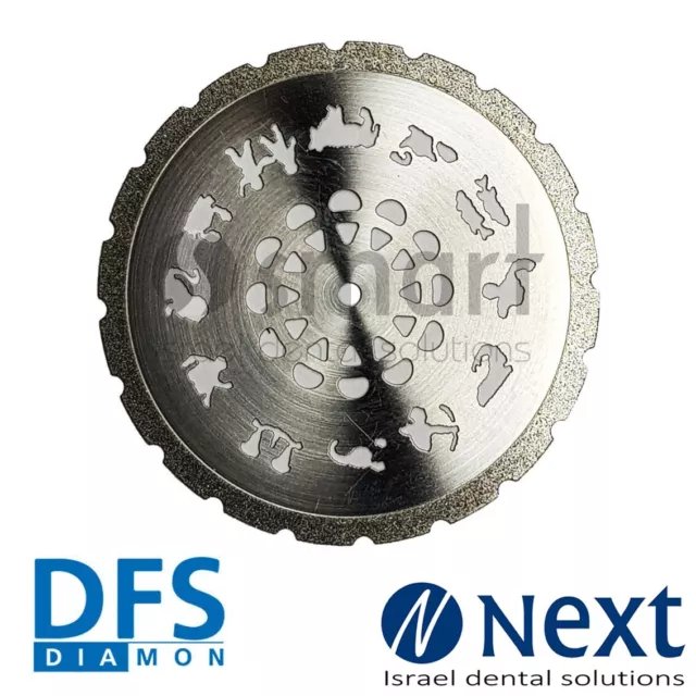 Dental Lab PLASTRO DFS Diamon Plaster Stone cutting Disc 37X0.26 mm Germany