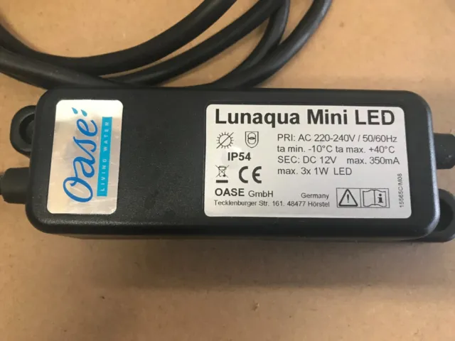 Original OASE LunAqua Mini  Trafo für LED Teichstrahler !