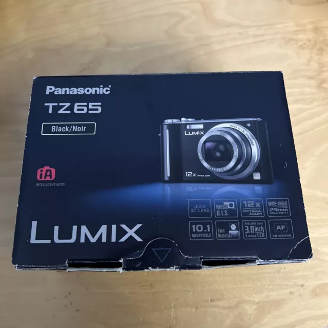 Panasonic LUMIX DMC-TZ65 10.3MP Digital Camera - Black