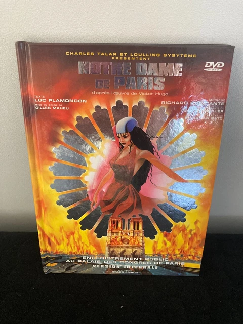 DVD version intégrale  " Notre dame de Paris " livre dvd