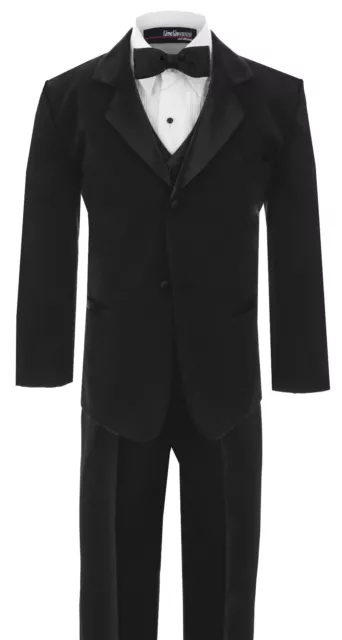 G210 Gino Giovanni Boy's Formal Dresswear Usher Tuxedo Suit Set