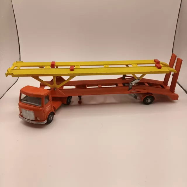 Vintage Dinky Toys AEC Articulated Hoynor Car Transporter Truck Hire Liverpool