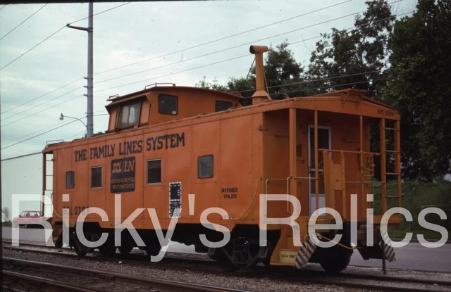 Original Slide SCL #0769 Caboose Seaboard Coast Line Tampa FL 1977 Family Lines