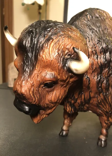 Vintage Breyer Bison Buffalo Figurine Rare 8H x 12L 1#1oz