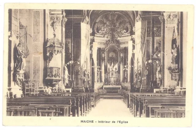 CPA 25 - MAICHE (Doubs) -  Intérieur de l'Eglise